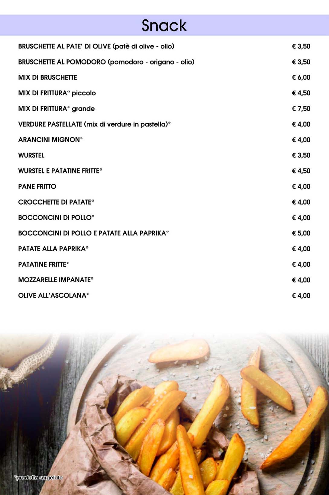 Snak - Bruschette